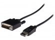 Kabel, zástrčka DisplayPort - 24 + 1-pinová zástrčka DVI-D, 3,00 m, černý